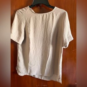 Primark / tan flowing top / size 4